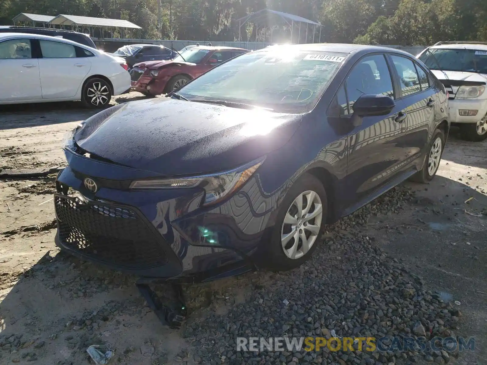 2 Photograph of a damaged car 5YFEPRAE1LP145073 TOYOTA COROLLA 2020