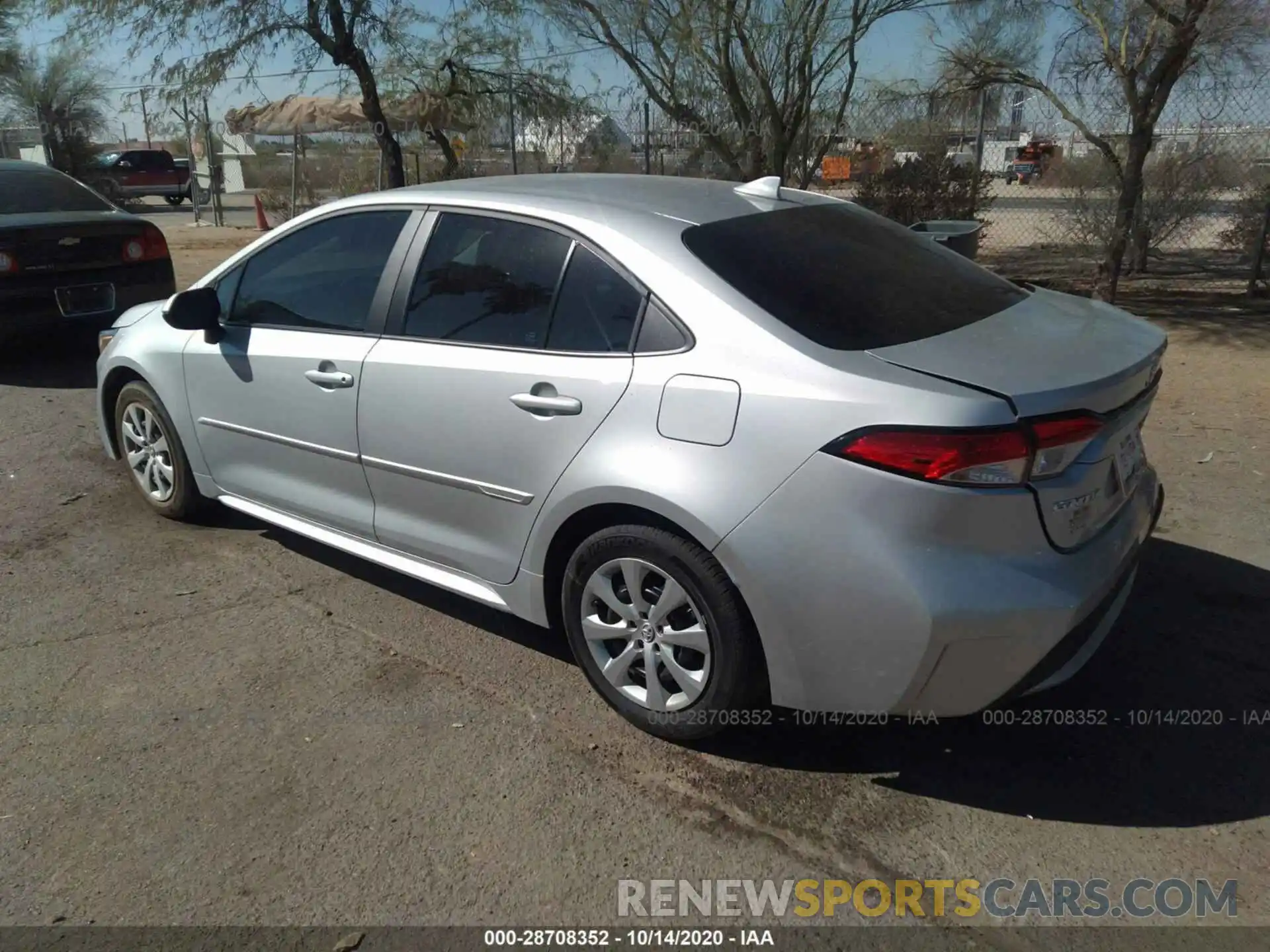 3 Photograph of a damaged car 5YFEPRAE1LP146417 TOYOTA COROLLA 2020