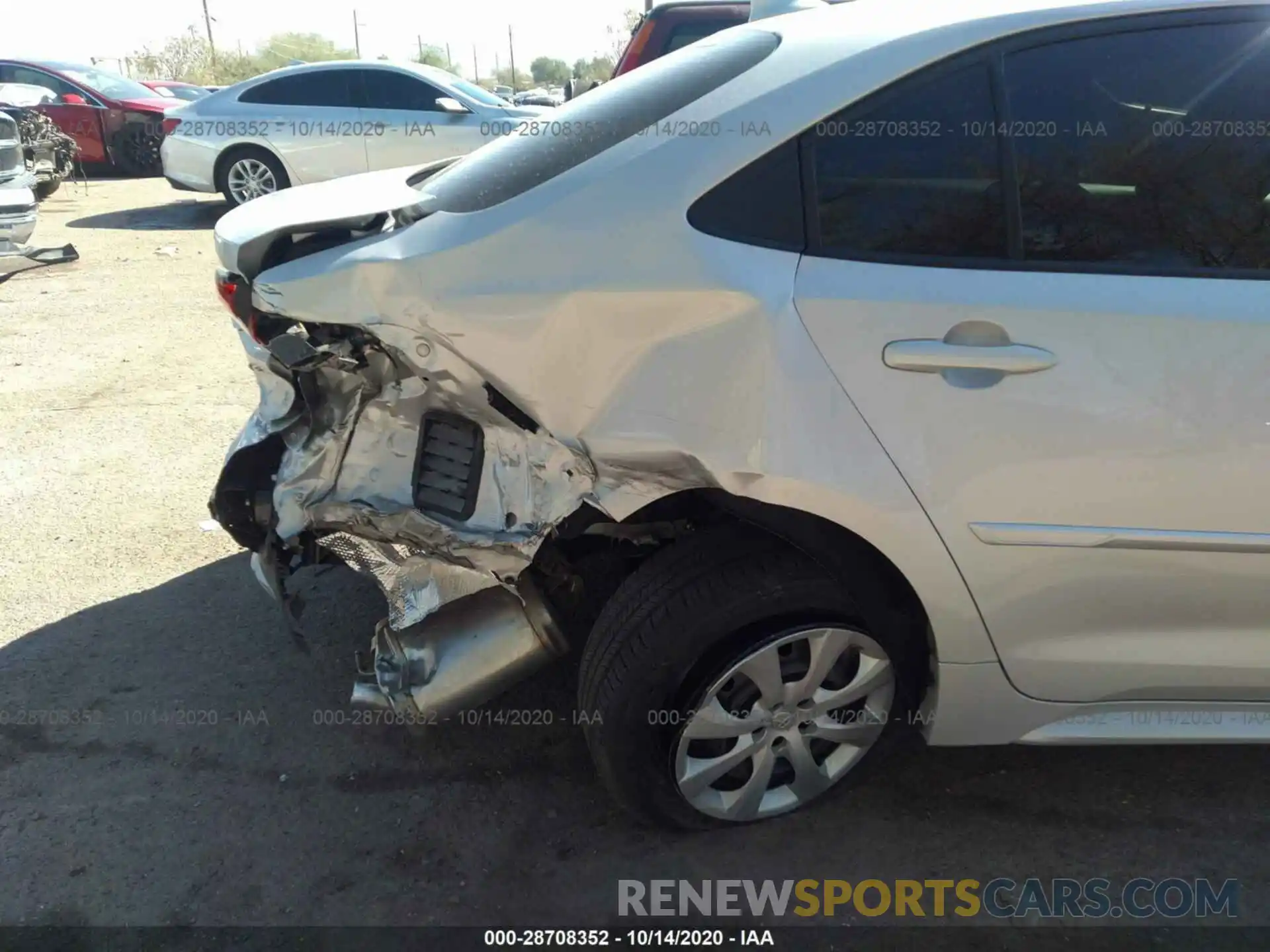 6 Photograph of a damaged car 5YFEPRAE1LP146417 TOYOTA COROLLA 2020