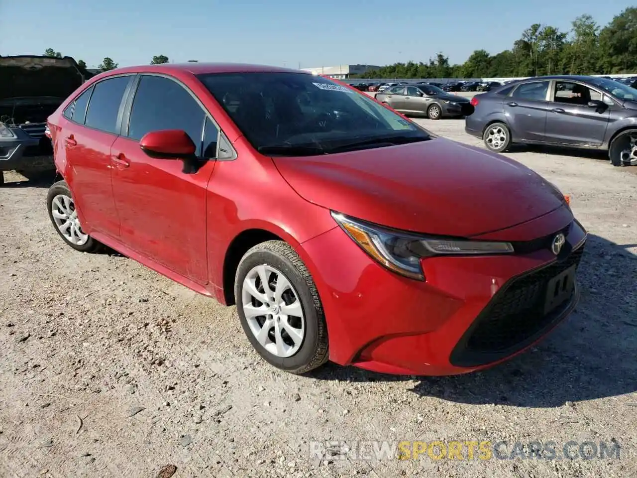 1 Photograph of a damaged car 5YFEPRAE1LP146482 TOYOTA COROLLA 2020