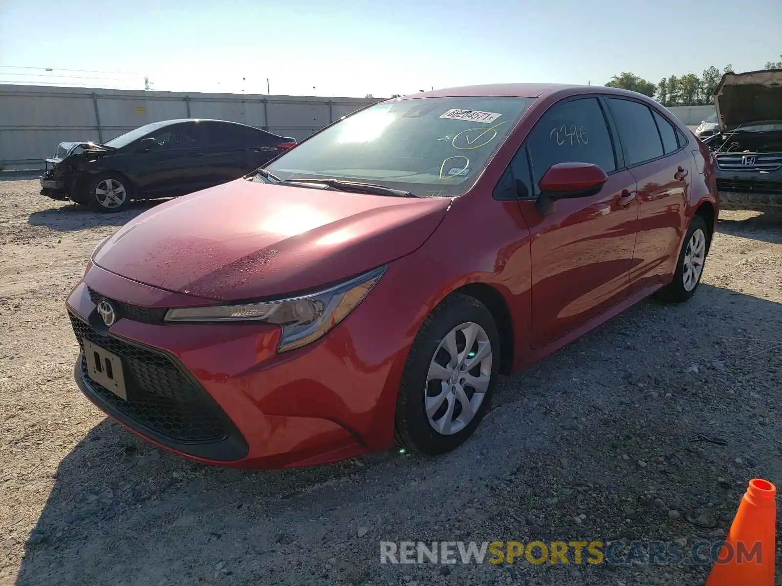 2 Photograph of a damaged car 5YFEPRAE1LP146482 TOYOTA COROLLA 2020