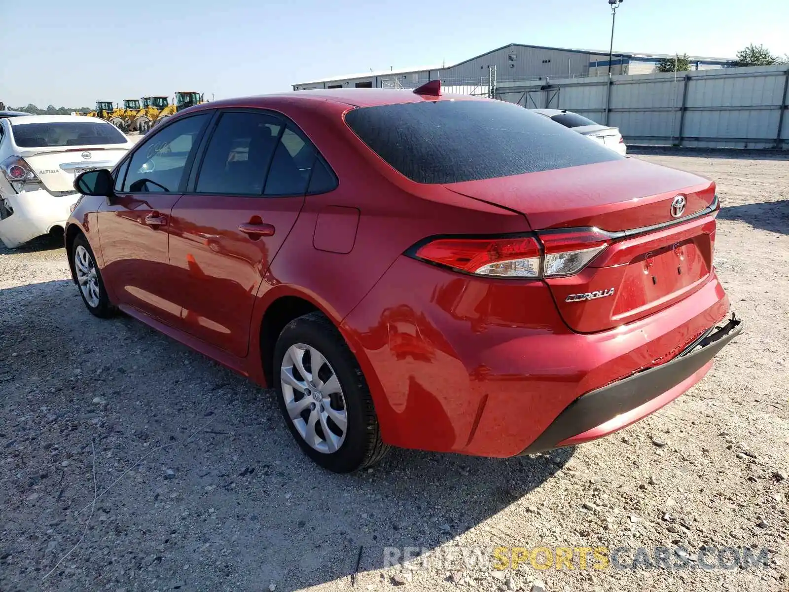 3 Photograph of a damaged car 5YFEPRAE1LP146482 TOYOTA COROLLA 2020