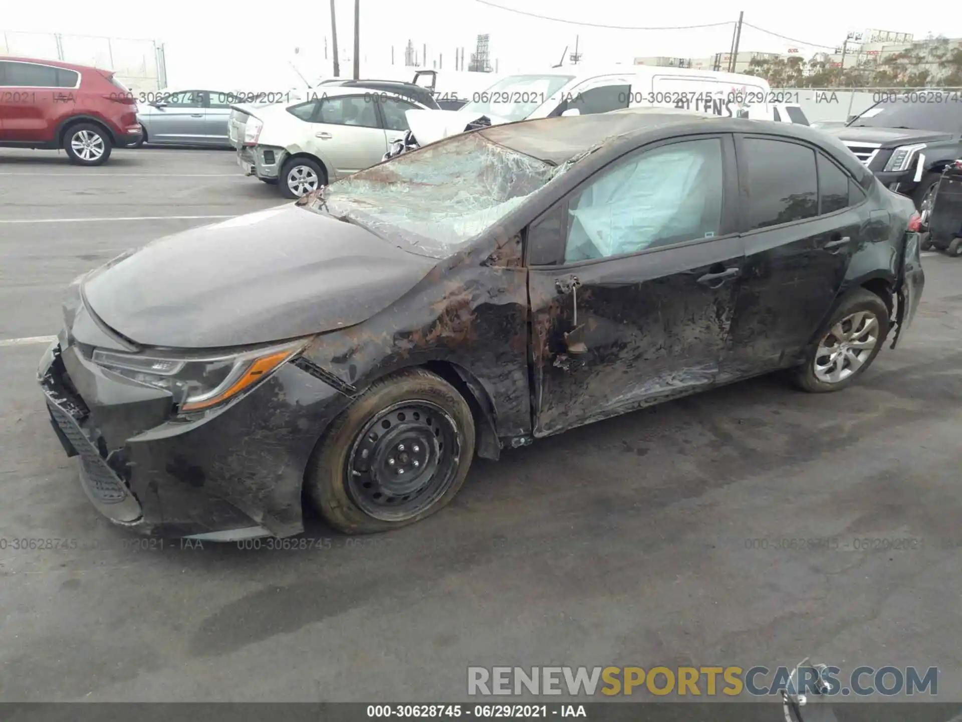 2 Photograph of a damaged car 5YFEPRAE2LP001113 TOYOTA COROLLA 2020