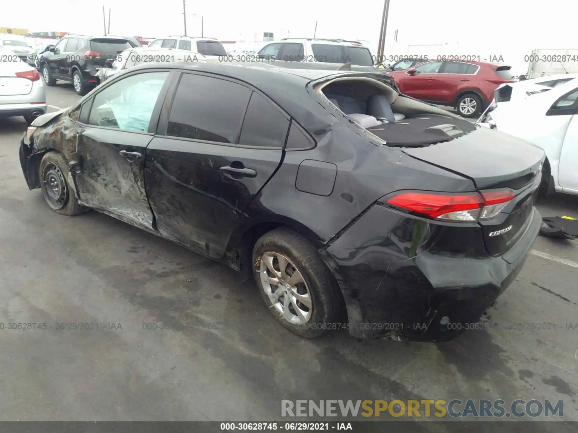 3 Photograph of a damaged car 5YFEPRAE2LP001113 TOYOTA COROLLA 2020