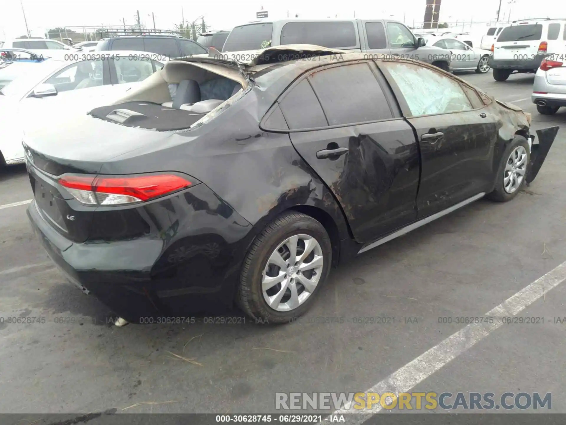 4 Photograph of a damaged car 5YFEPRAE2LP001113 TOYOTA COROLLA 2020