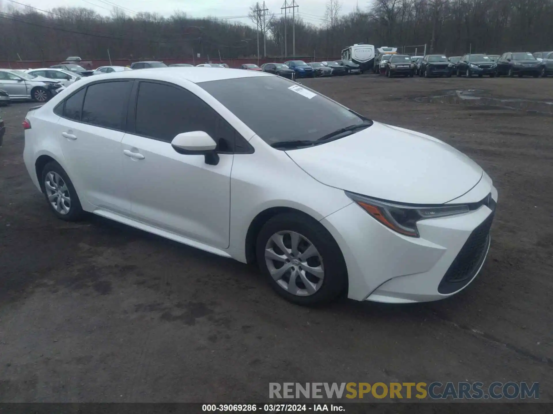 1 Photograph of a damaged car 5YFEPRAE2LP001130 TOYOTA COROLLA 2020