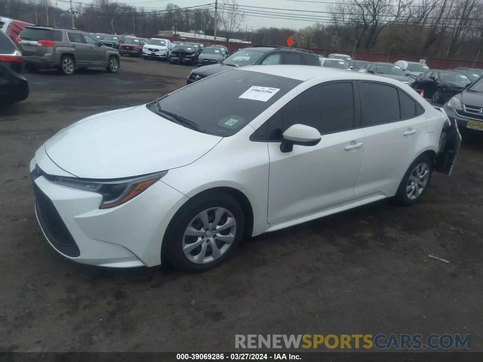 2 Photograph of a damaged car 5YFEPRAE2LP001130 TOYOTA COROLLA 2020