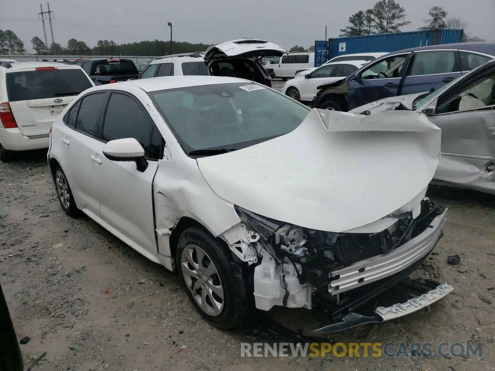 1 Photograph of a damaged car 5YFEPRAE2LP005016 TOYOTA COROLLA 2020