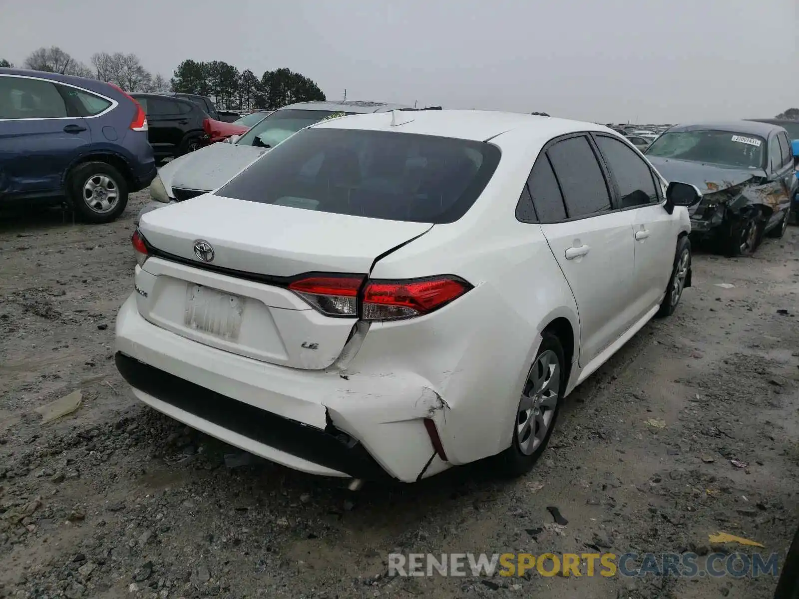 4 Photograph of a damaged car 5YFEPRAE2LP005016 TOYOTA COROLLA 2020