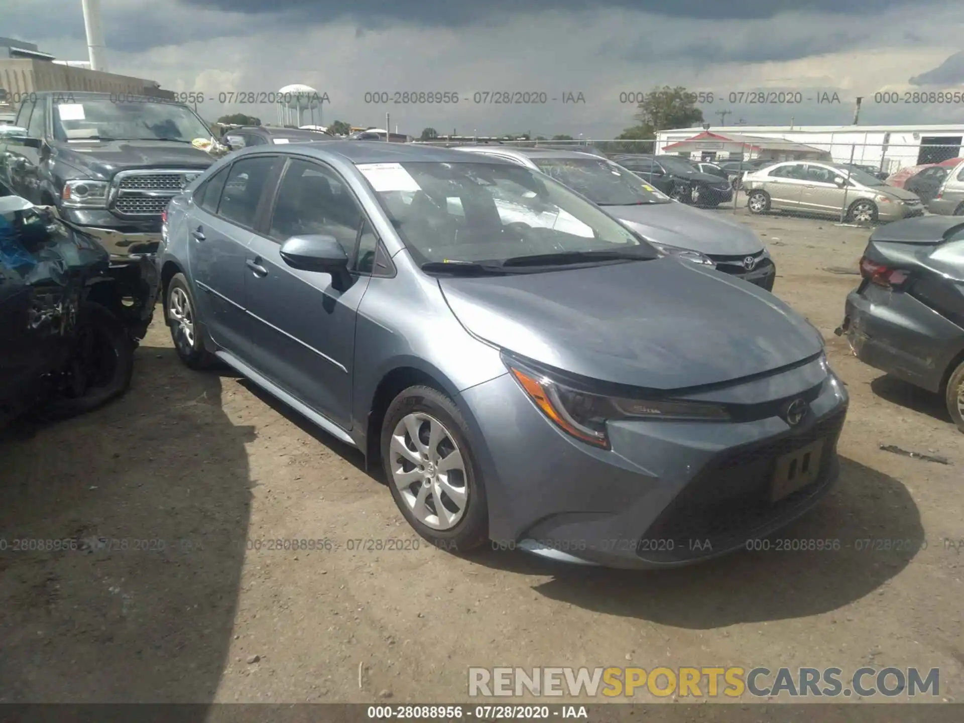 1 Photograph of a damaged car 5YFEPRAE2LP005288 TOYOTA COROLLA 2020