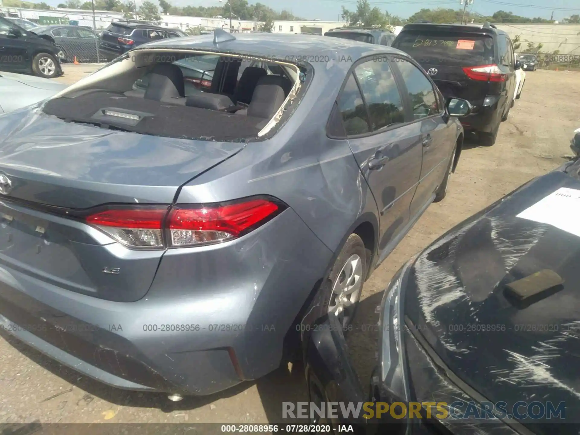 4 Photograph of a damaged car 5YFEPRAE2LP005288 TOYOTA COROLLA 2020