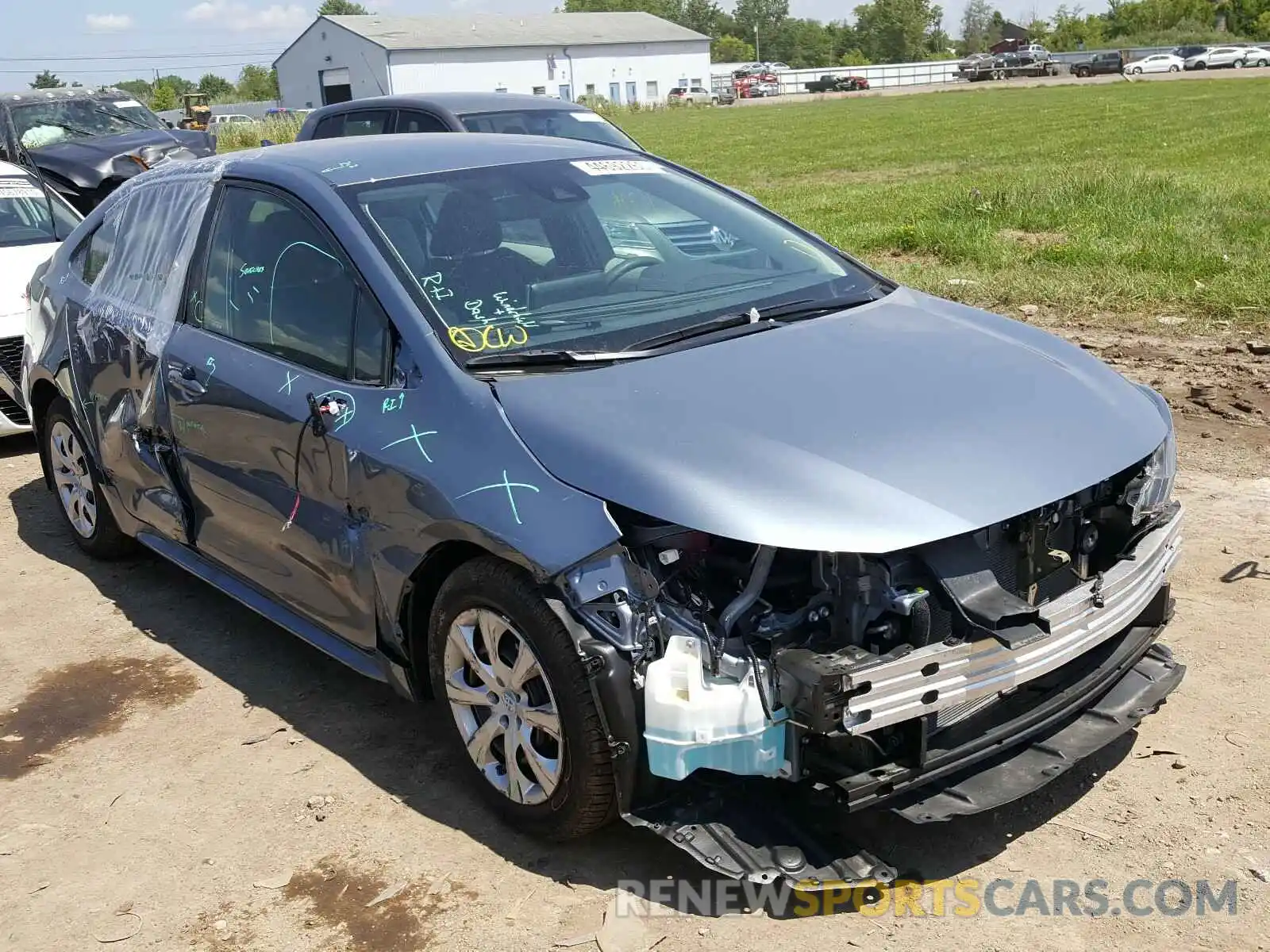 1 Photograph of a damaged car 5YFEPRAE2LP006893 TOYOTA COROLLA 2020