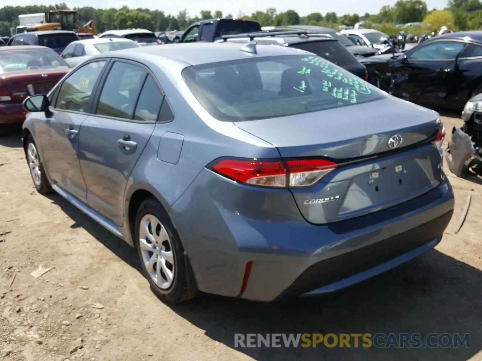 3 Photograph of a damaged car 5YFEPRAE2LP006893 TOYOTA COROLLA 2020