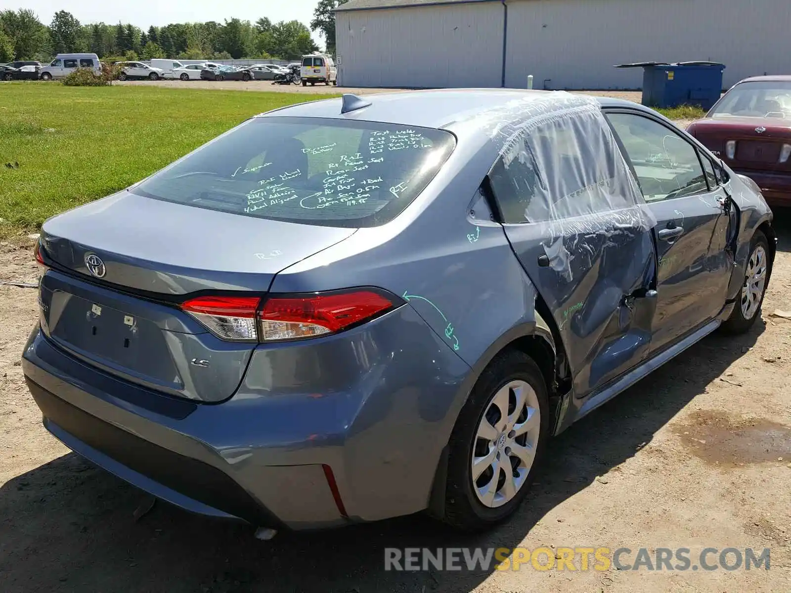 4 Photograph of a damaged car 5YFEPRAE2LP006893 TOYOTA COROLLA 2020