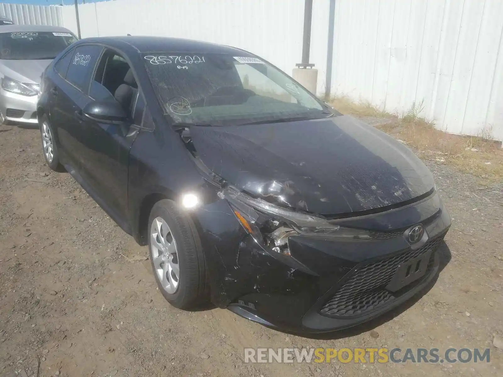 1 Photograph of a damaged car 5YFEPRAE2LP007221 TOYOTA COROLLA 2020