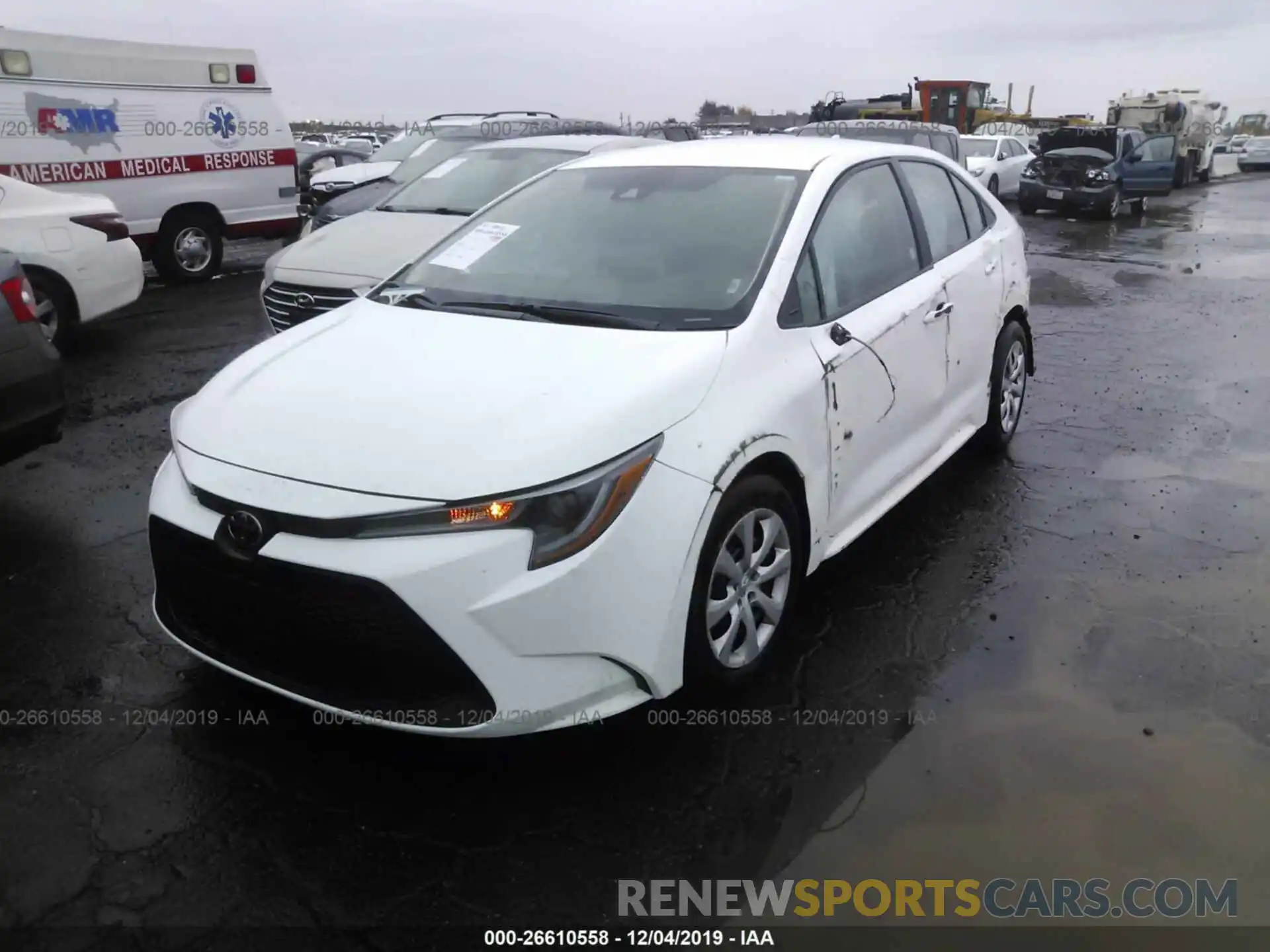 2 Photograph of a damaged car 5YFEPRAE2LP007607 TOYOTA COROLLA 2020