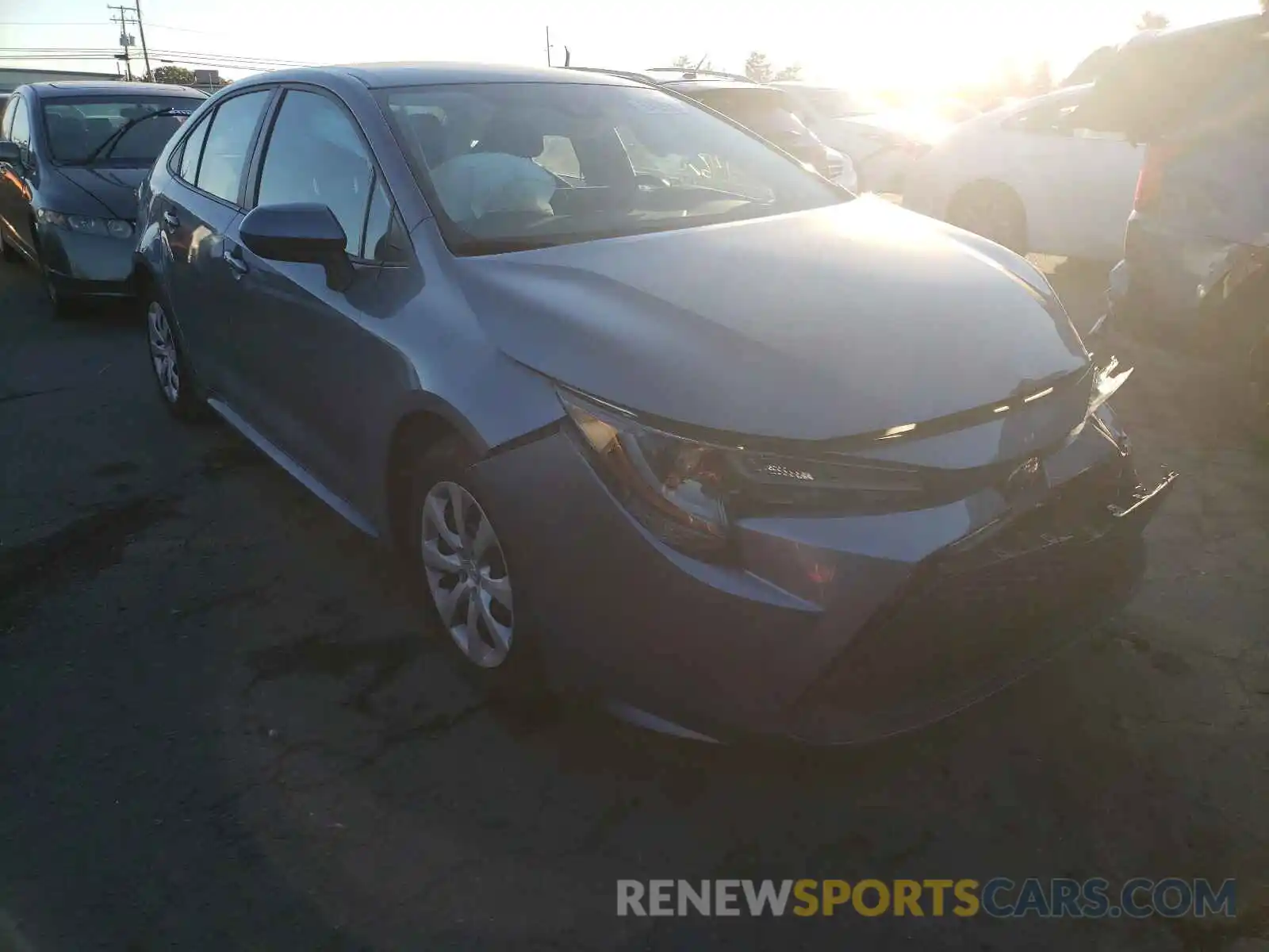 1 Photograph of a damaged car 5YFEPRAE2LP007932 TOYOTA COROLLA 2020