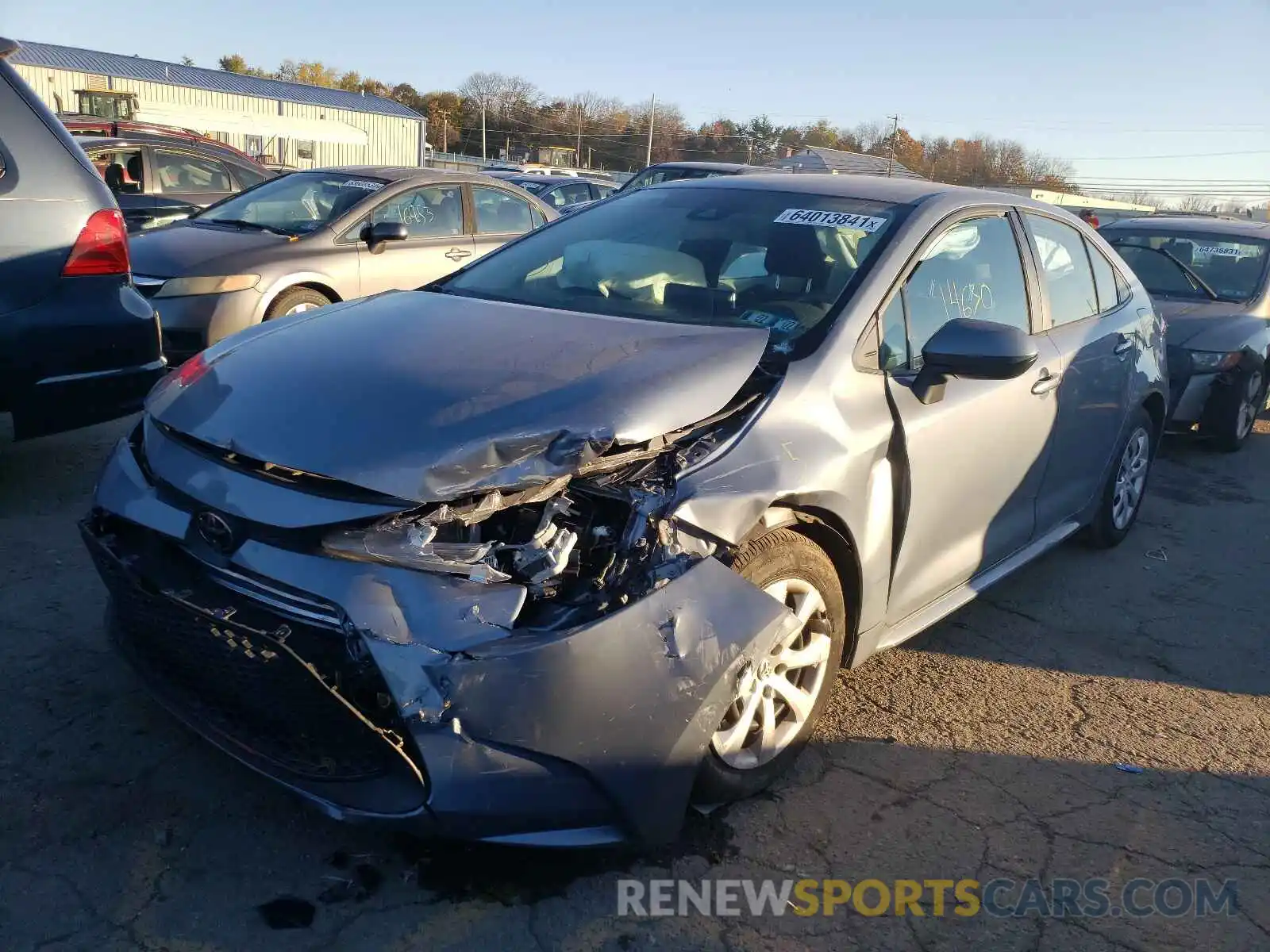 2 Photograph of a damaged car 5YFEPRAE2LP007932 TOYOTA COROLLA 2020