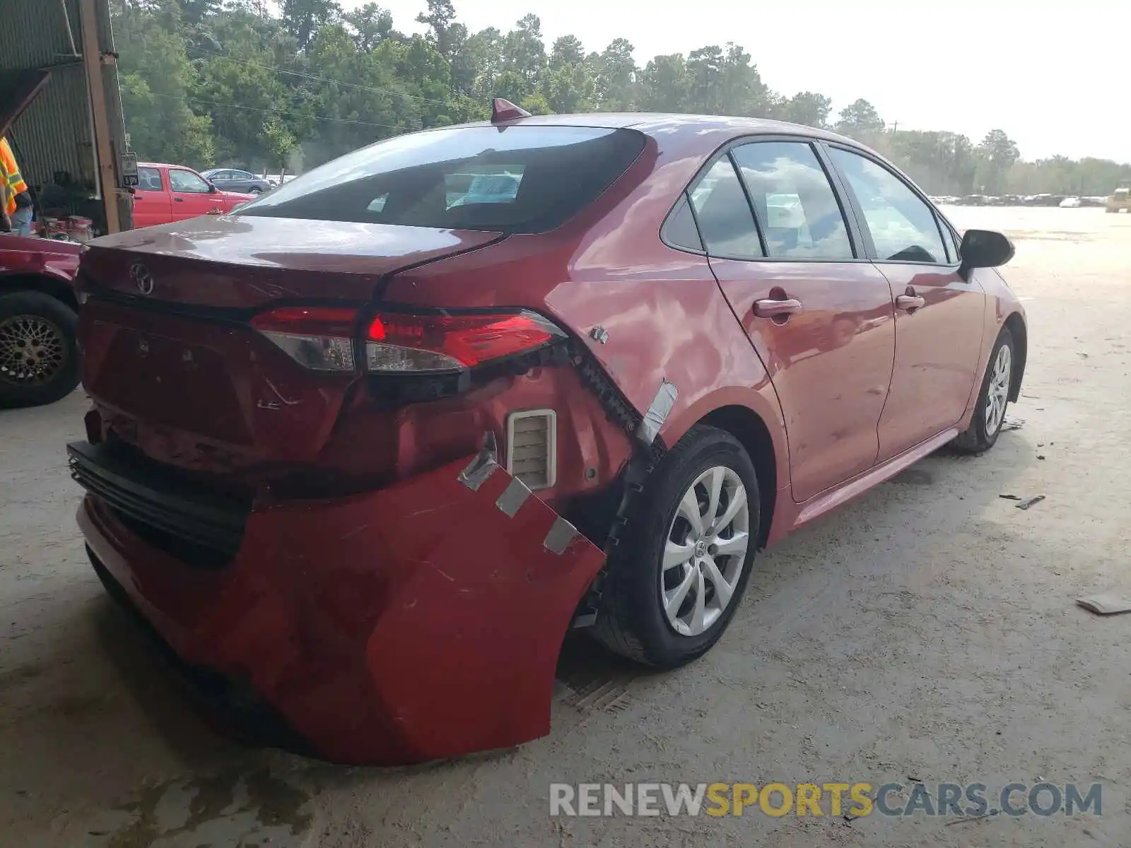 4 Photograph of a damaged car 5YFEPRAE2LP009714 TOYOTA COROLLA 2020