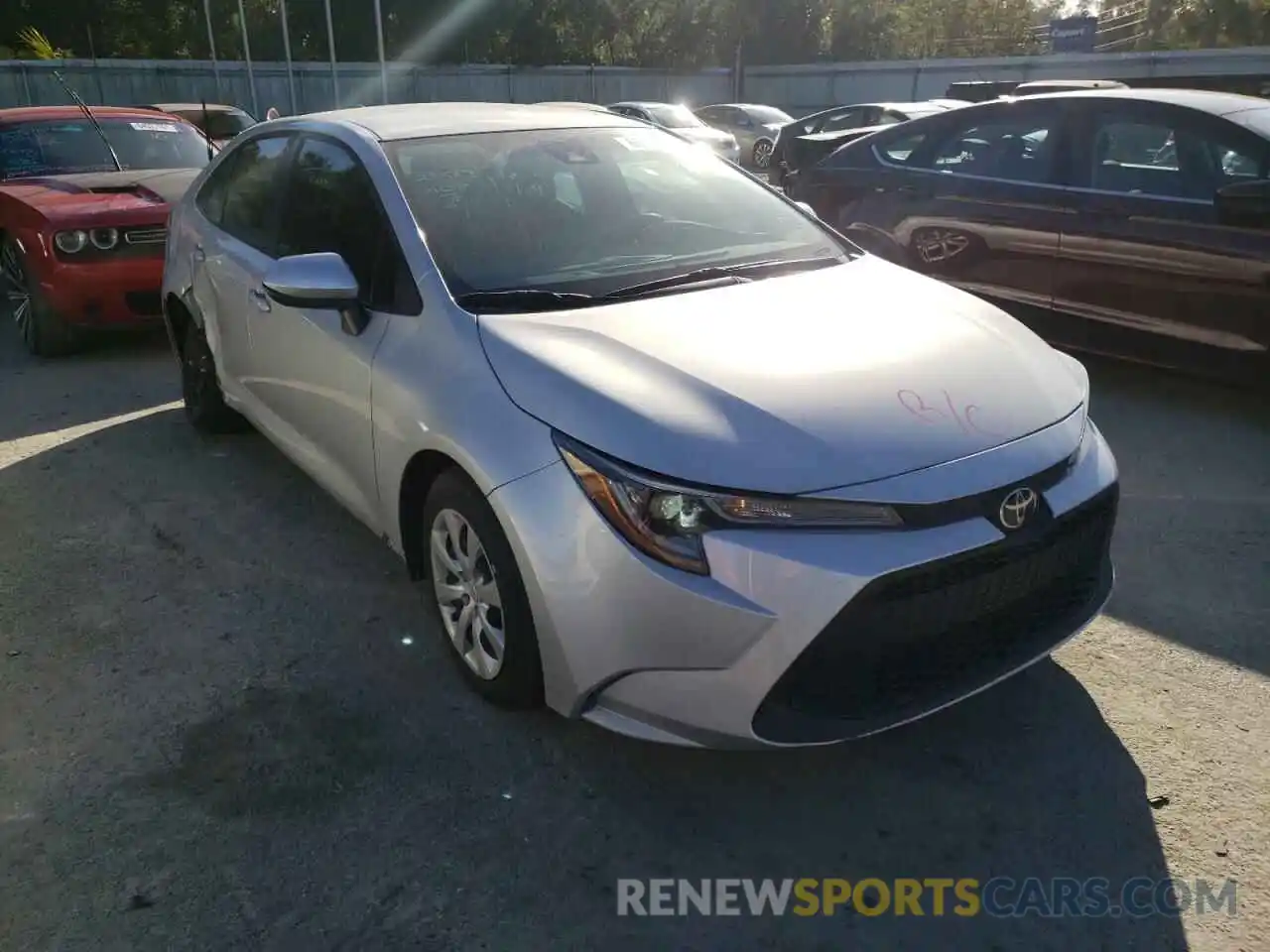 1 Photograph of a damaged car 5YFEPRAE2LP010698 TOYOTA COROLLA 2020