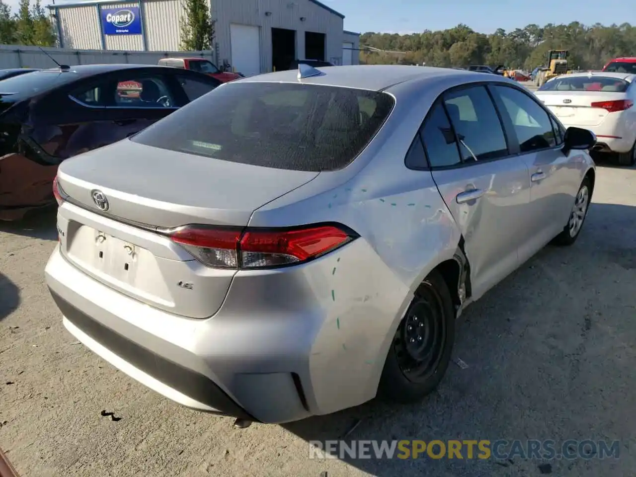 4 Photograph of a damaged car 5YFEPRAE2LP010698 TOYOTA COROLLA 2020