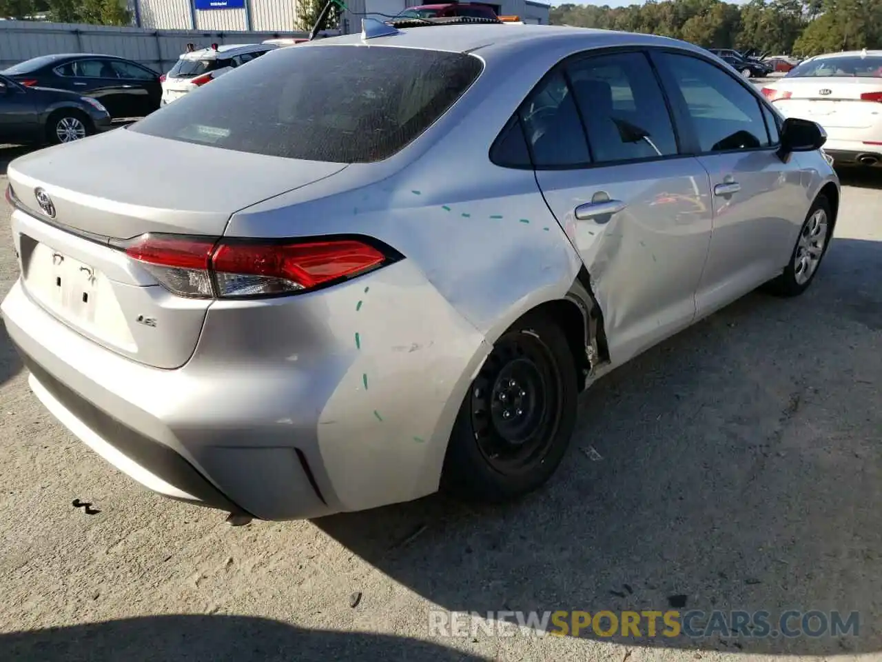 9 Photograph of a damaged car 5YFEPRAE2LP010698 TOYOTA COROLLA 2020