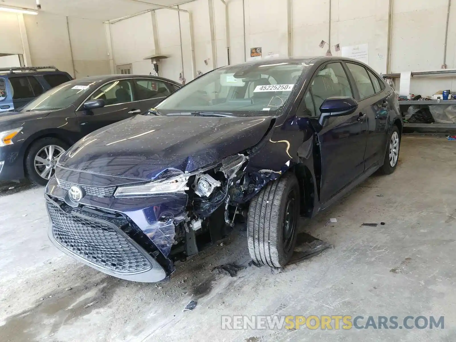 2 Photograph of a damaged car 5YFEPRAE2LP011477 TOYOTA COROLLA 2020