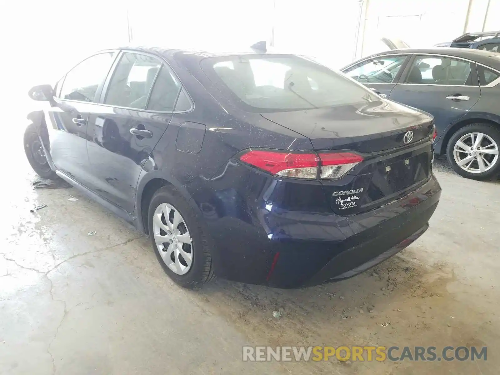 3 Photograph of a damaged car 5YFEPRAE2LP011477 TOYOTA COROLLA 2020