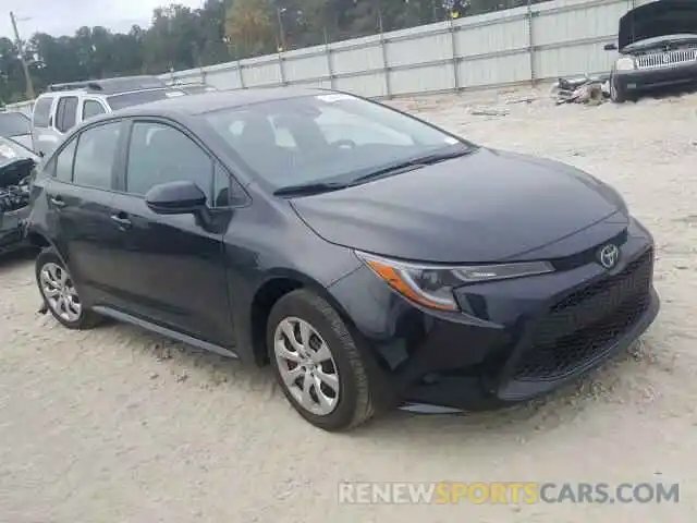 1 Photograph of a damaged car 5YFEPRAE2LP011771 TOYOTA COROLLA 2020