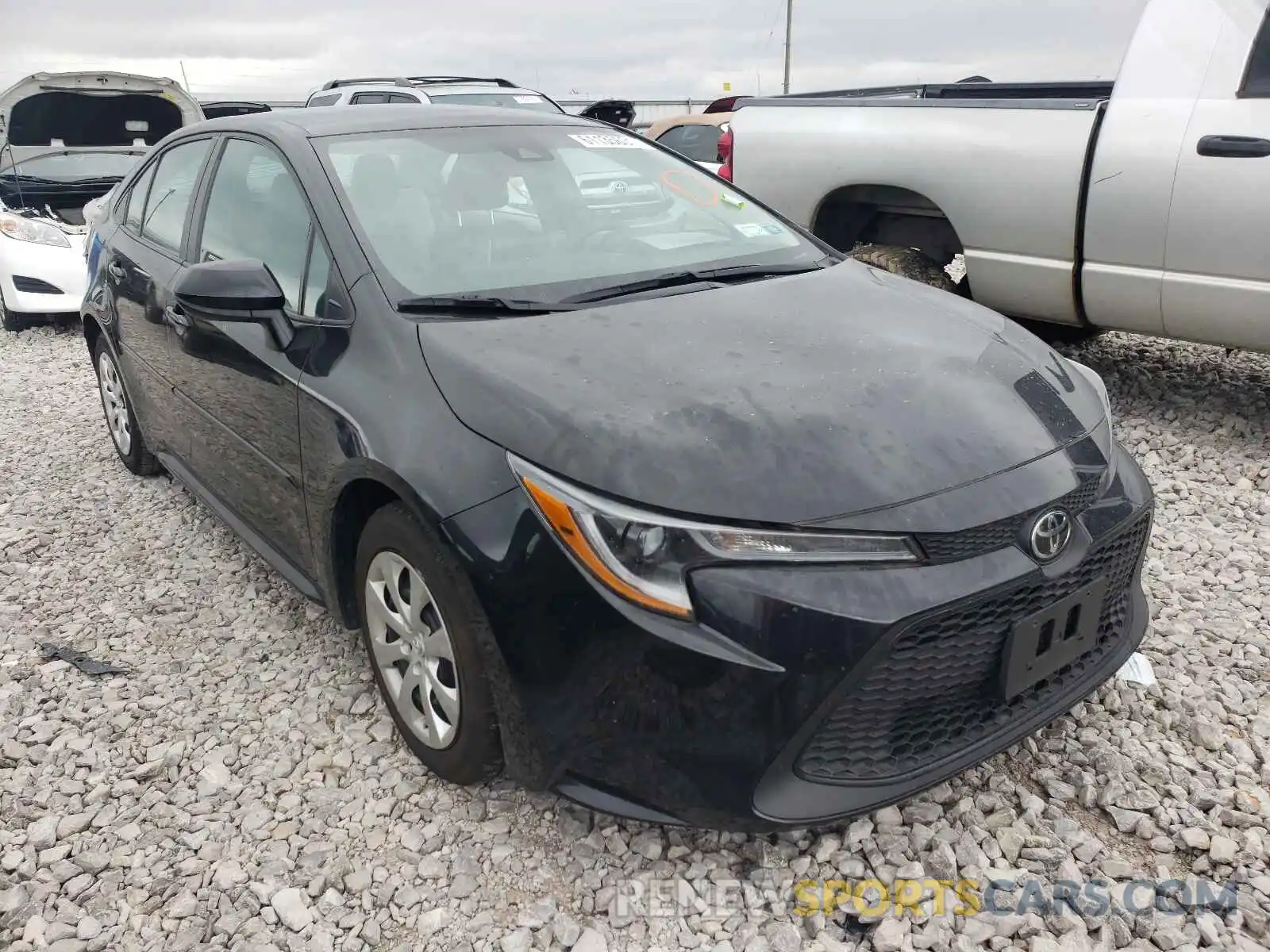 1 Photograph of a damaged car 5YFEPRAE2LP013133 TOYOTA COROLLA 2020