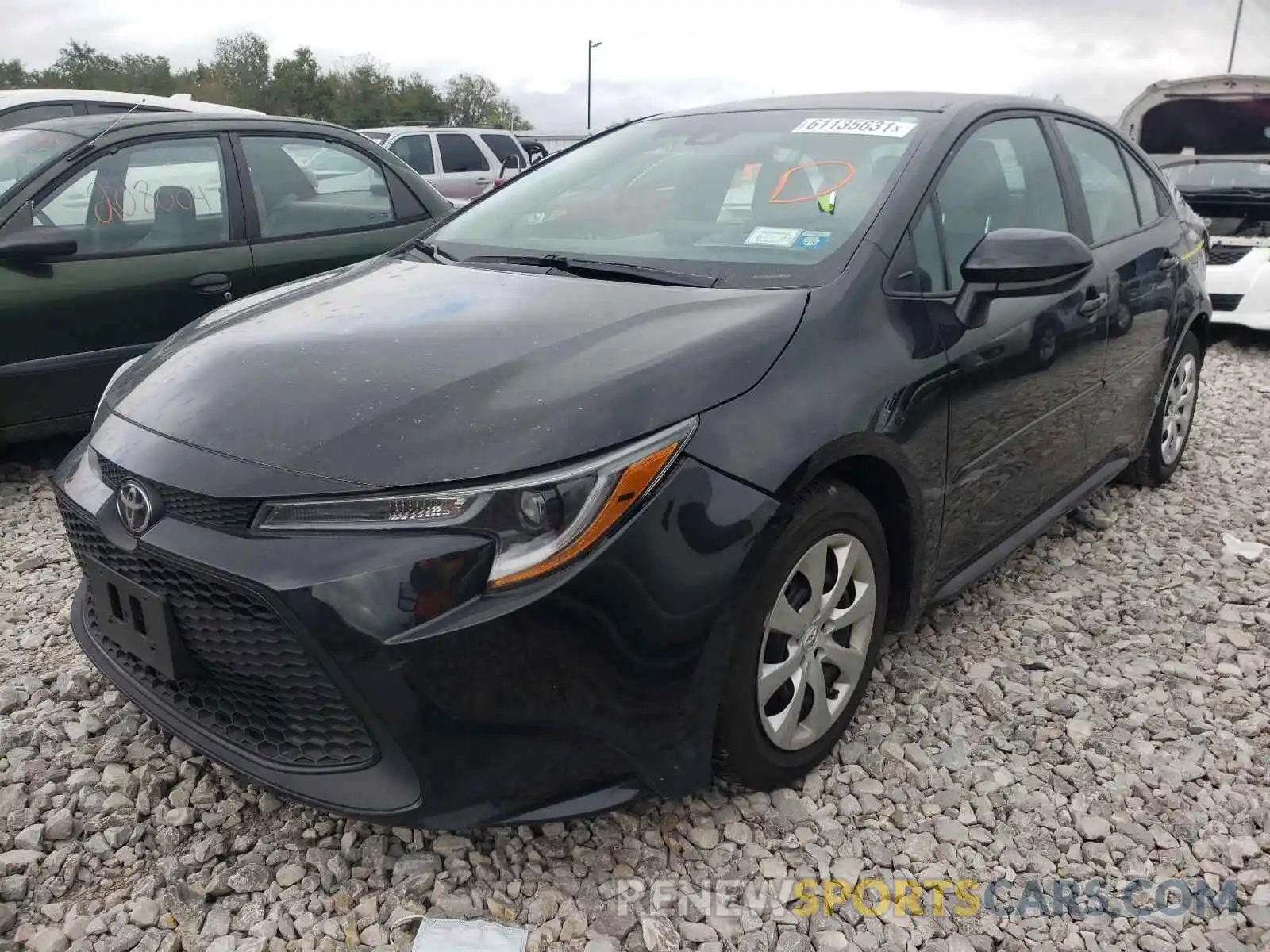 2 Photograph of a damaged car 5YFEPRAE2LP013133 TOYOTA COROLLA 2020