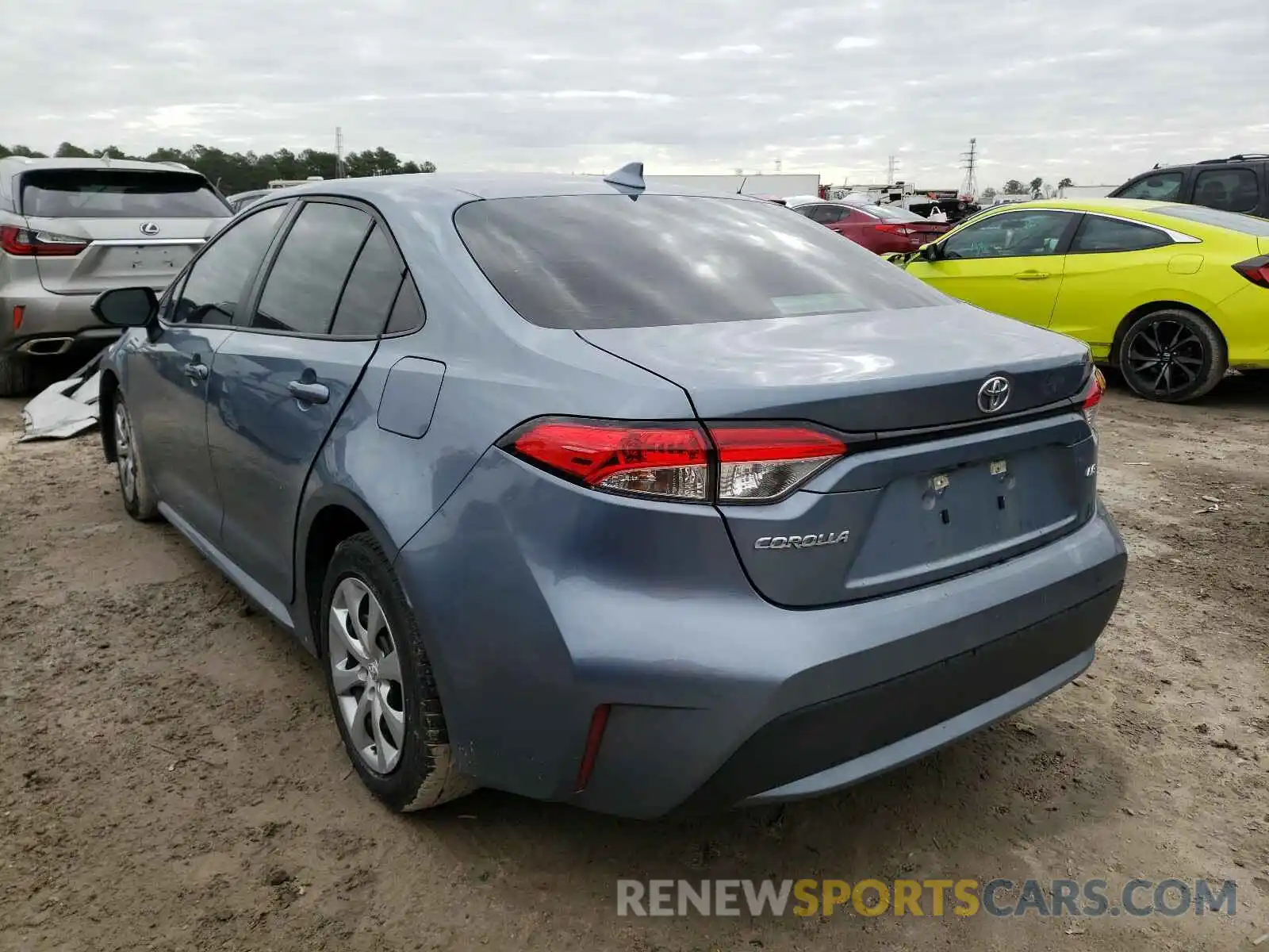 3 Photograph of a damaged car 5YFEPRAE2LP013665 TOYOTA COROLLA 2020