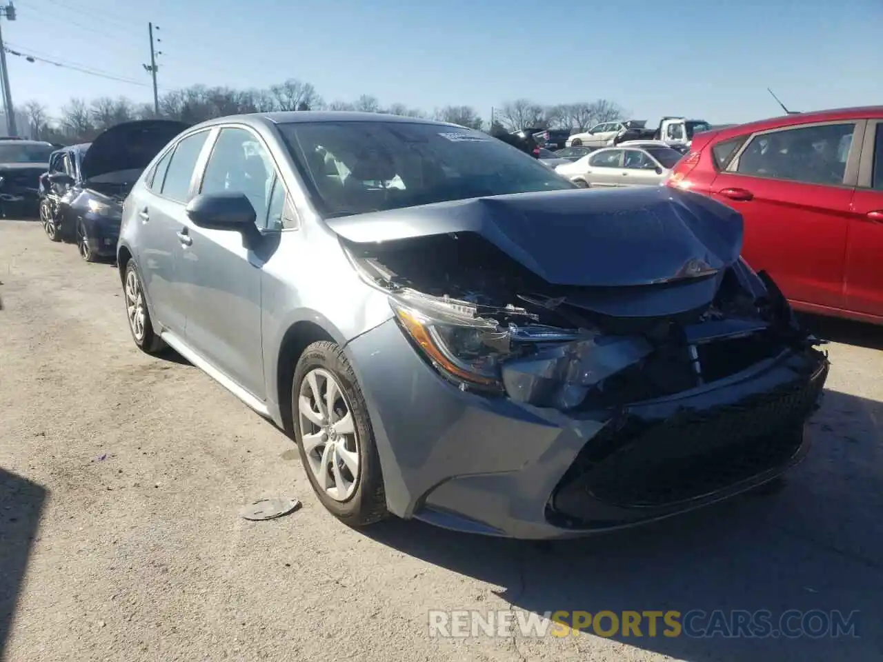 1 Photograph of a damaged car 5YFEPRAE2LP016906 TOYOTA COROLLA 2020