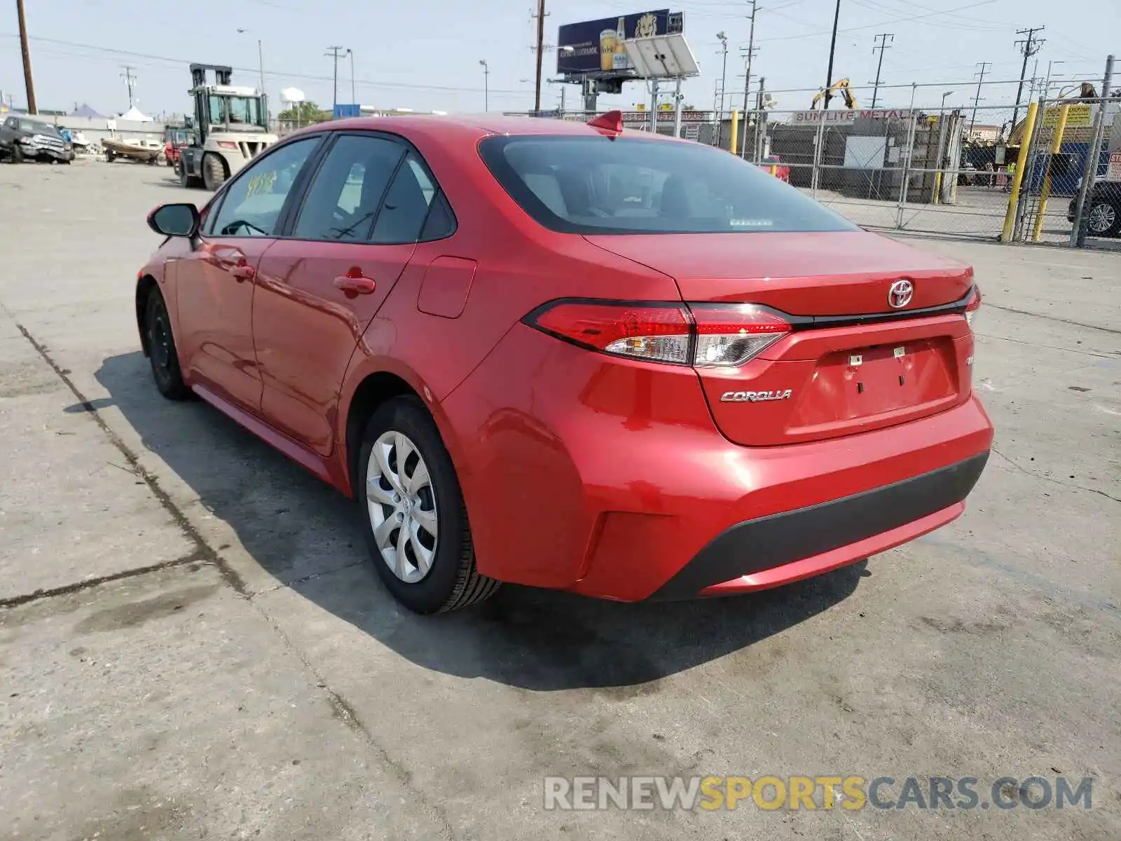 3 Photograph of a damaged car 5YFEPRAE2LP017666 TOYOTA COROLLA 2020