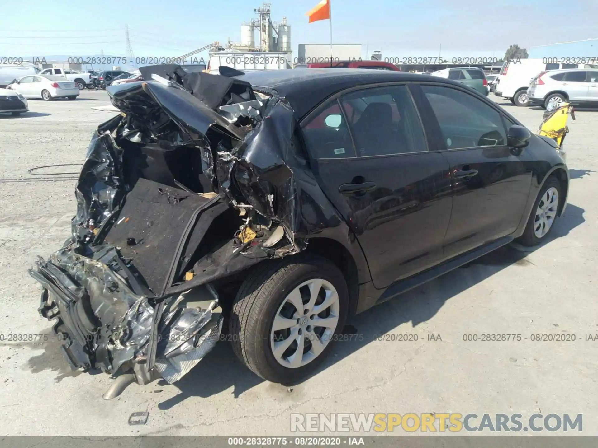 4 Photograph of a damaged car 5YFEPRAE2LP018333 TOYOTA COROLLA 2020