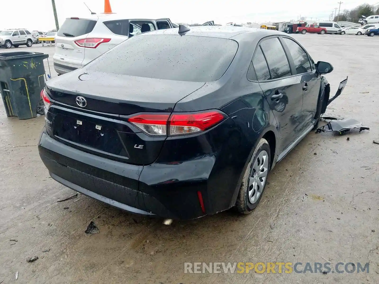 4 Photograph of a damaged car 5YFEPRAE2LP019501 TOYOTA COROLLA 2020