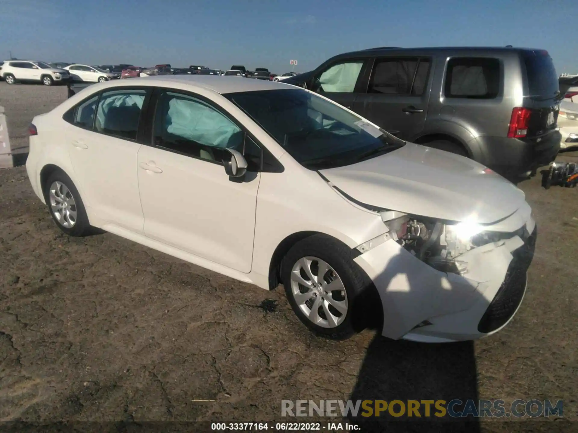 1 Photograph of a damaged car 5YFEPRAE2LP019773 TOYOTA COROLLA 2020