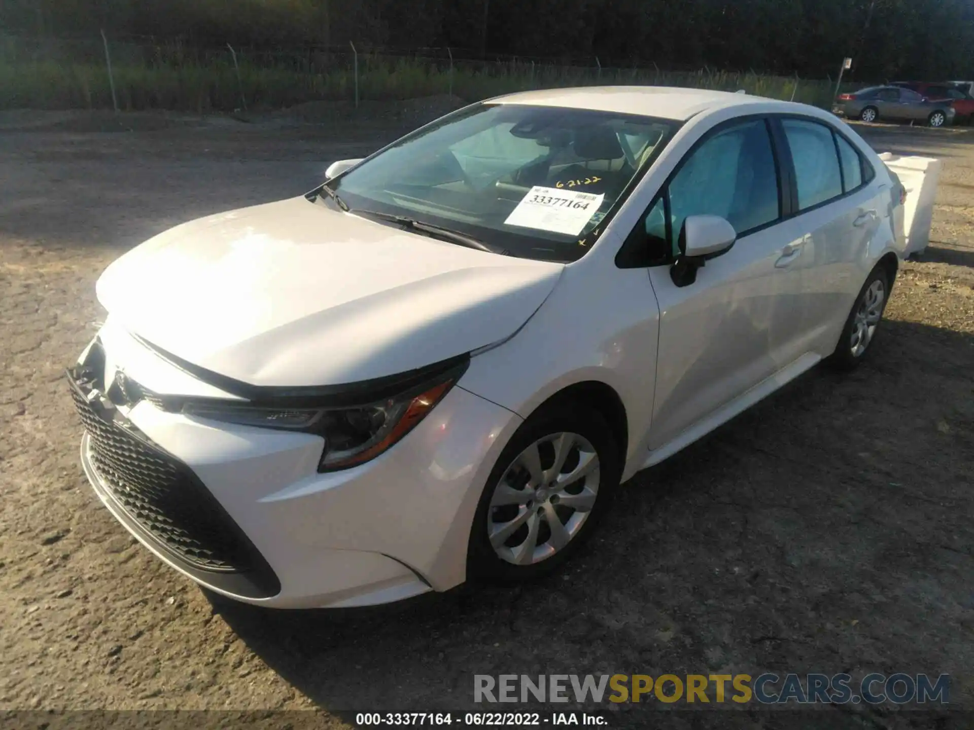 2 Photograph of a damaged car 5YFEPRAE2LP019773 TOYOTA COROLLA 2020