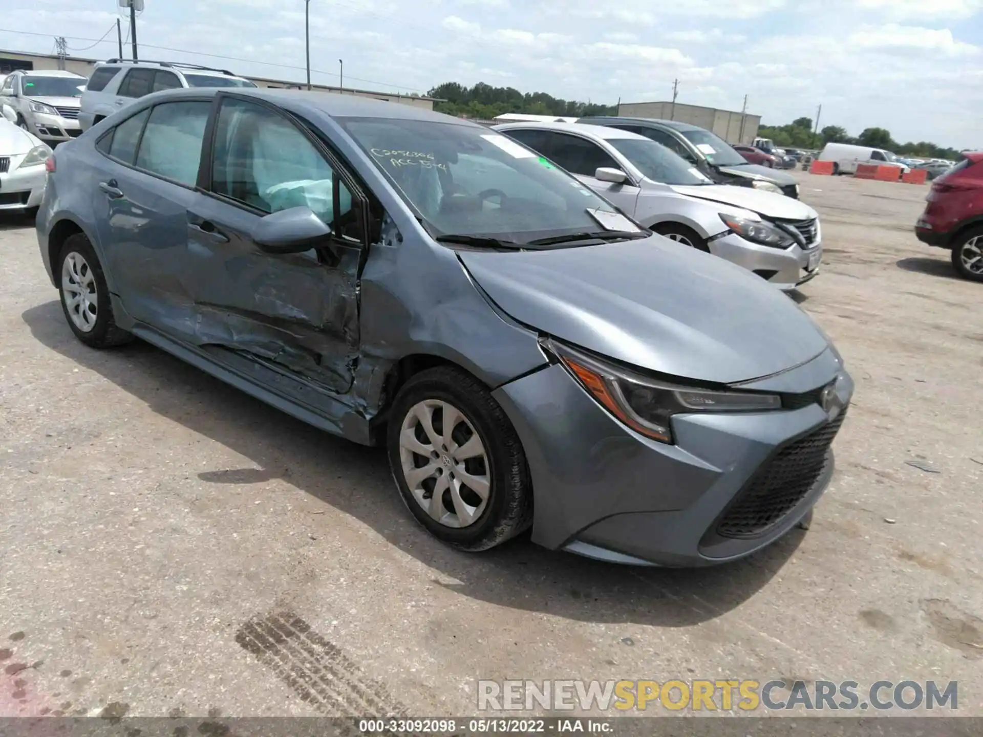 1 Photograph of a damaged car 5YFEPRAE2LP020387 TOYOTA COROLLA 2020