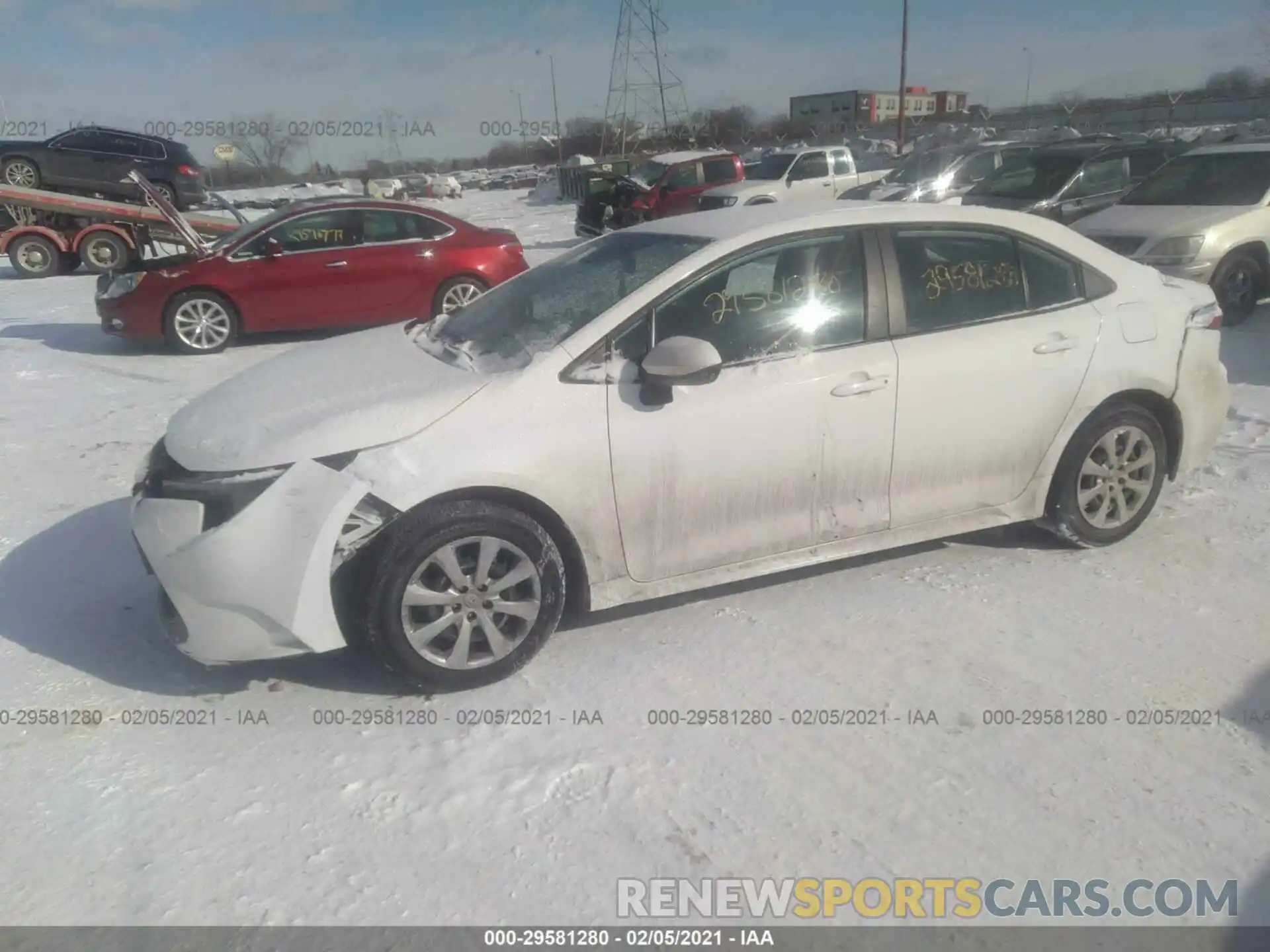 2 Photograph of a damaged car 5YFEPRAE2LP020910 TOYOTA COROLLA 2020