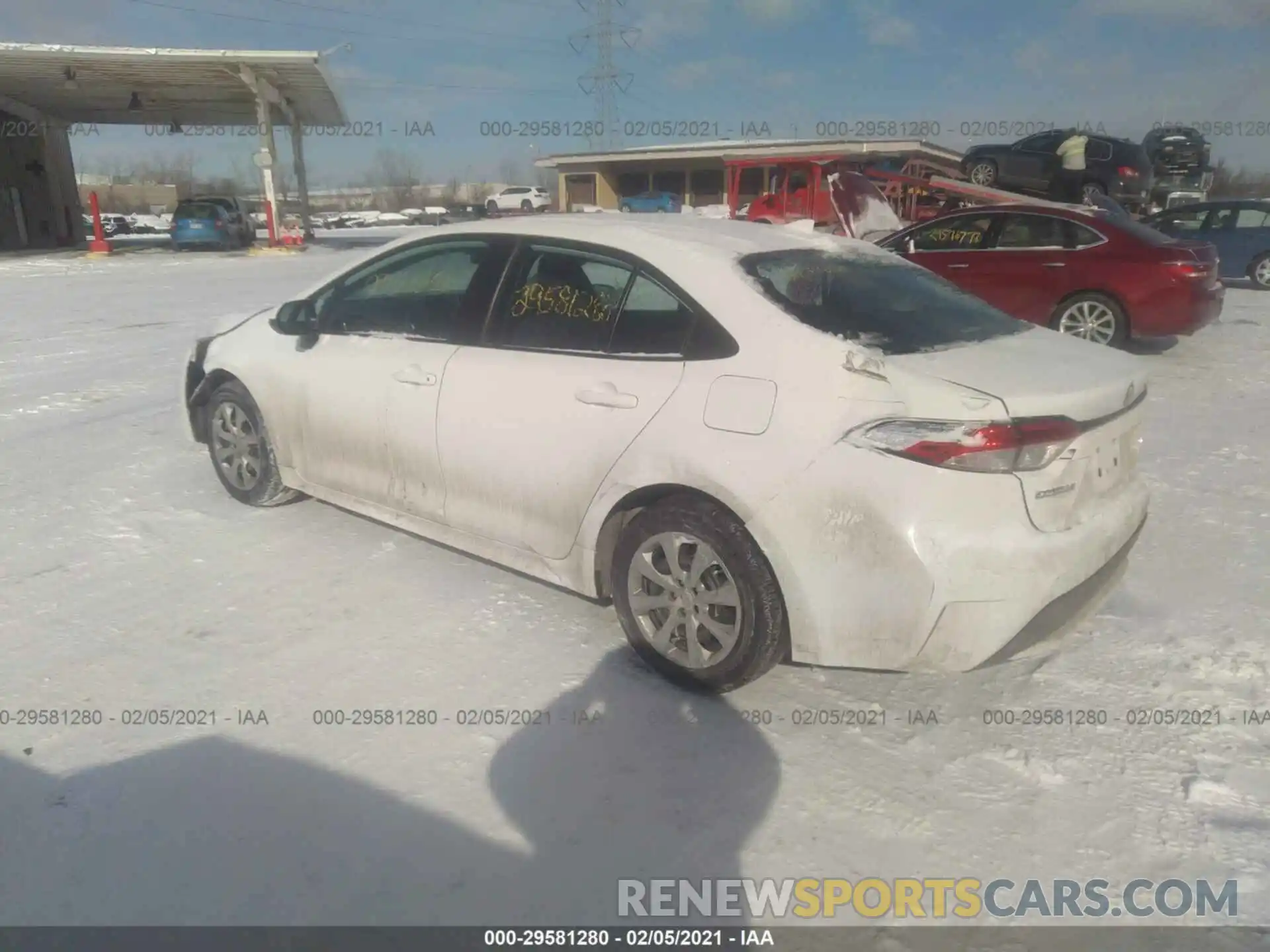 3 Photograph of a damaged car 5YFEPRAE2LP020910 TOYOTA COROLLA 2020