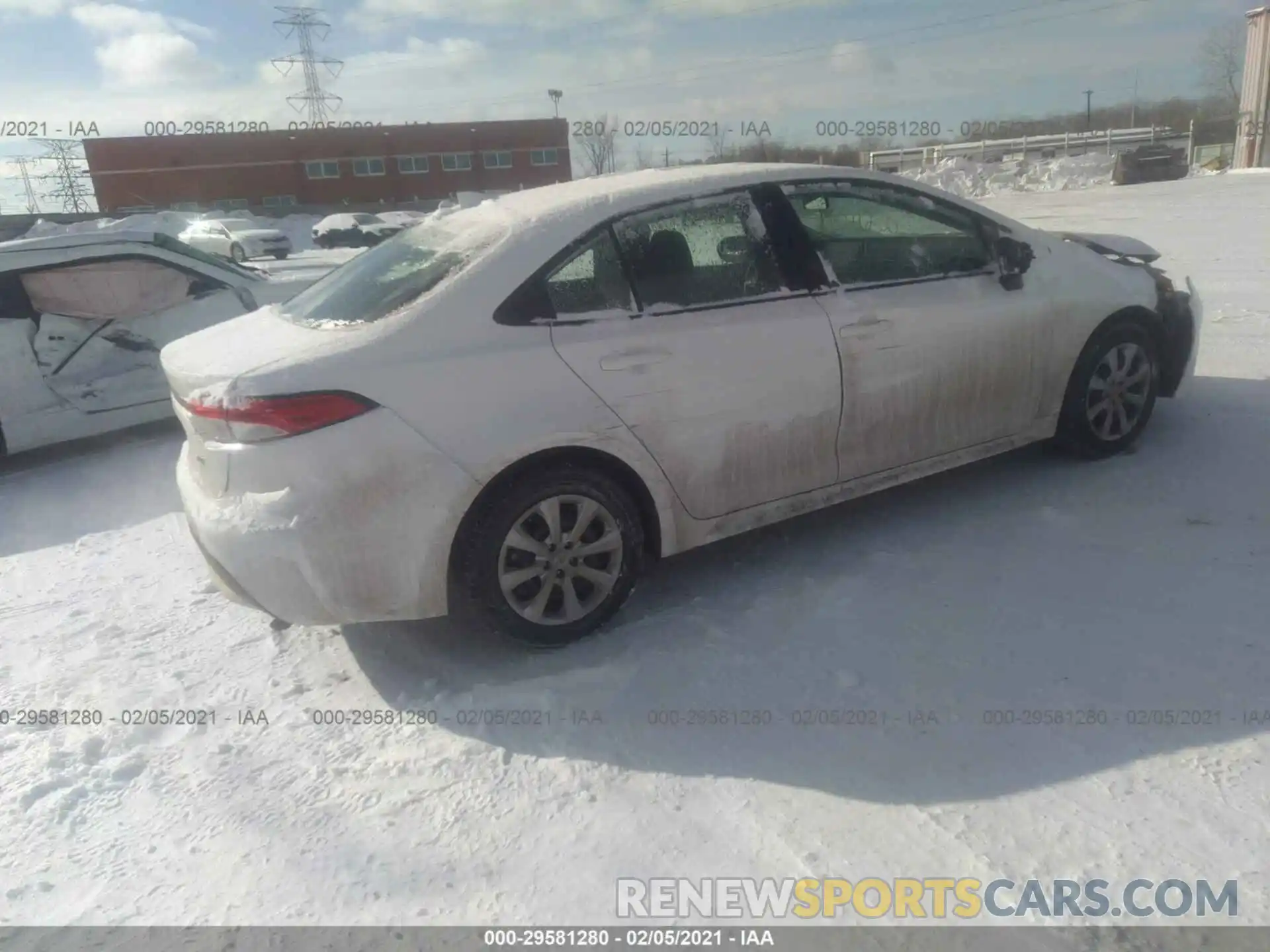 4 Photograph of a damaged car 5YFEPRAE2LP020910 TOYOTA COROLLA 2020