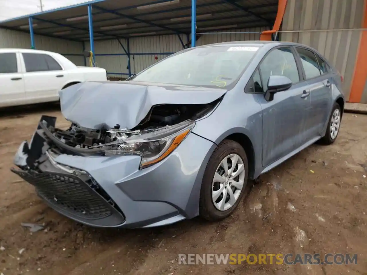 2 Photograph of a damaged car 5YFEPRAE2LP020938 TOYOTA COROLLA 2020