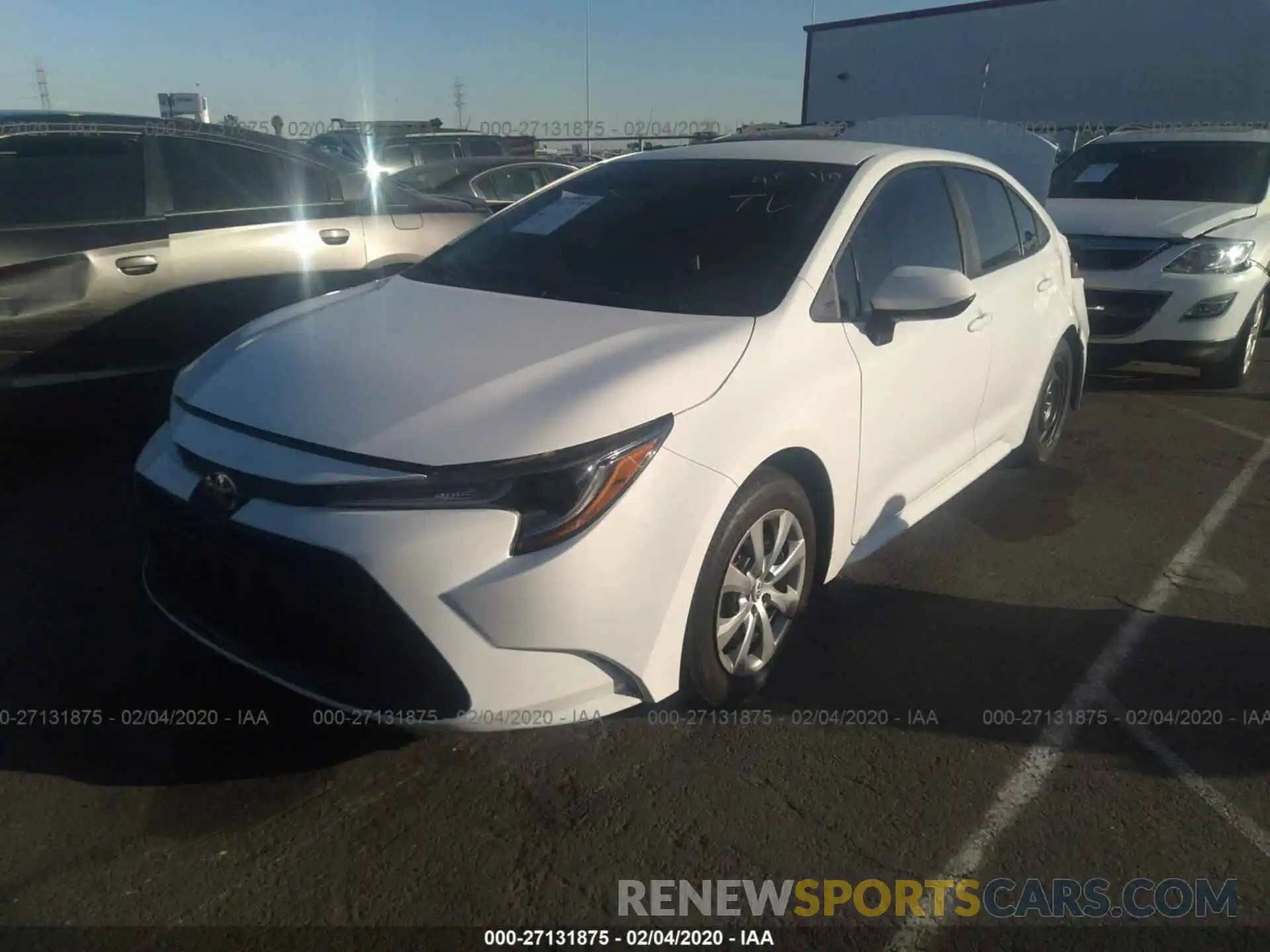 2 Photograph of a damaged car 5YFEPRAE2LP020969 TOYOTA COROLLA 2020