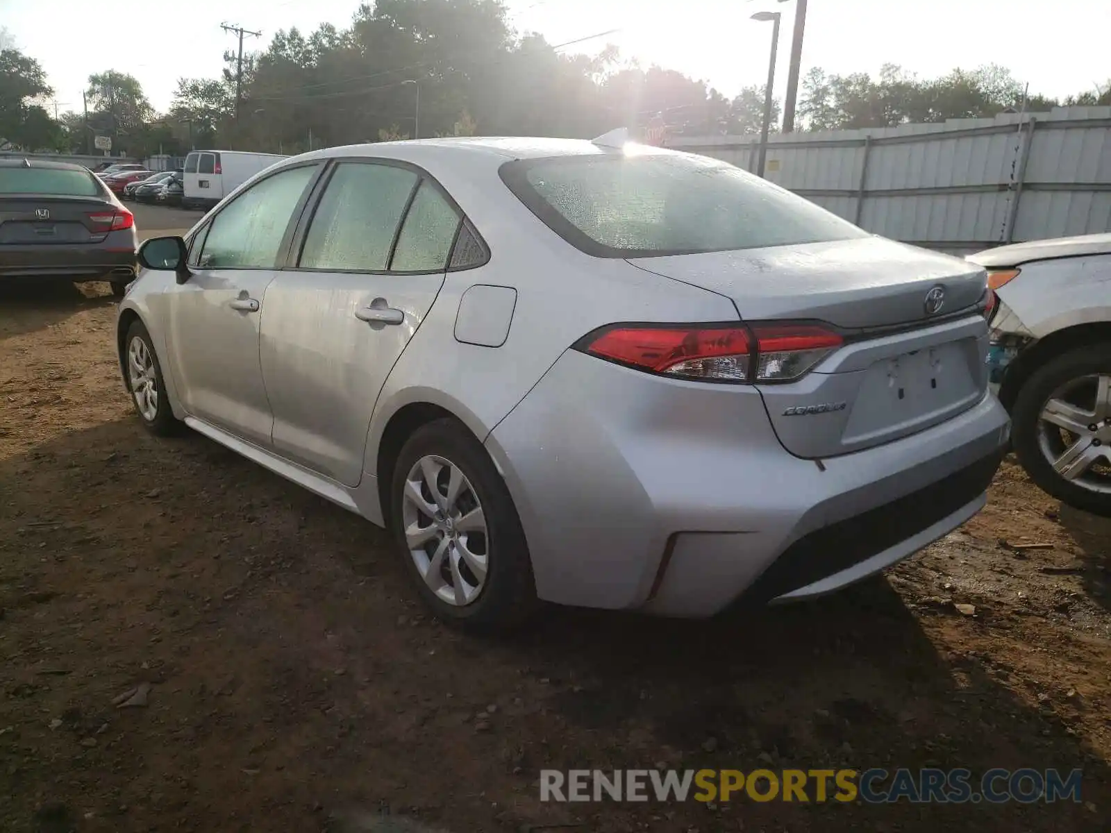 3 Photograph of a damaged car 5YFEPRAE2LP021801 TOYOTA COROLLA 2020