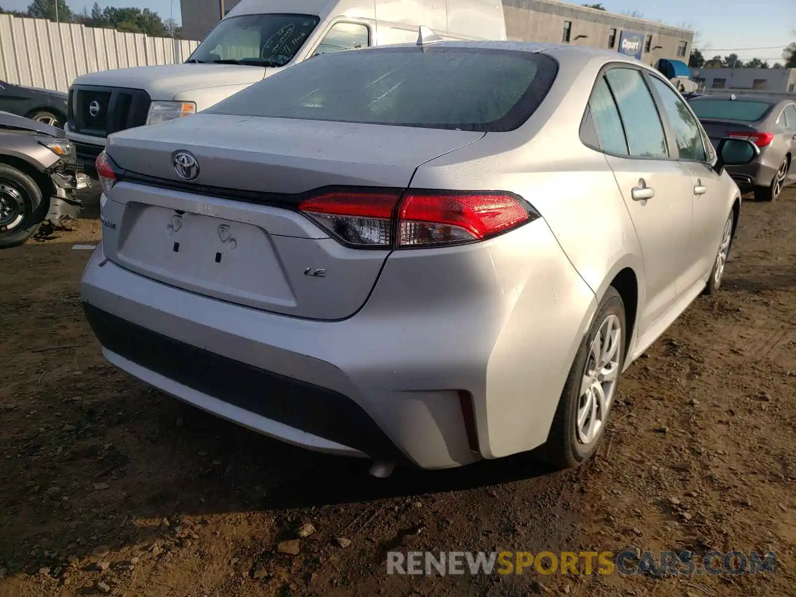 4 Photograph of a damaged car 5YFEPRAE2LP021801 TOYOTA COROLLA 2020