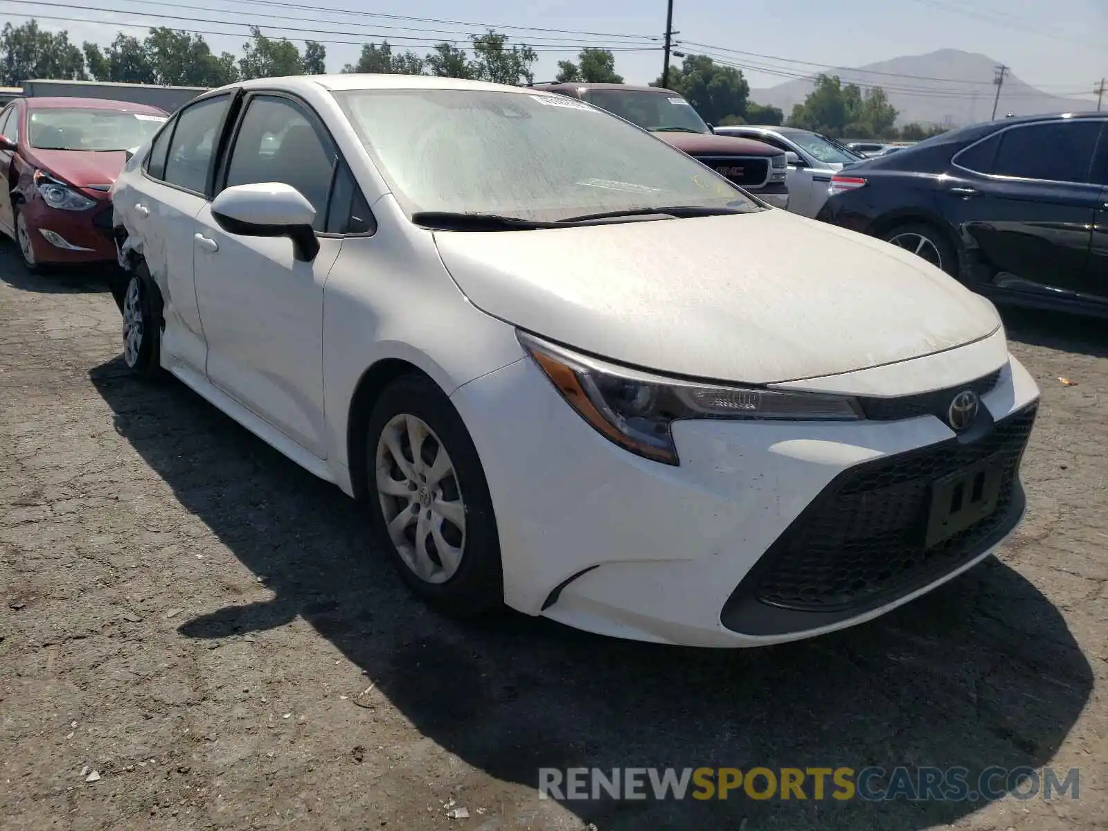 1 Photograph of a damaged car 5YFEPRAE2LP023547 TOYOTA COROLLA 2020