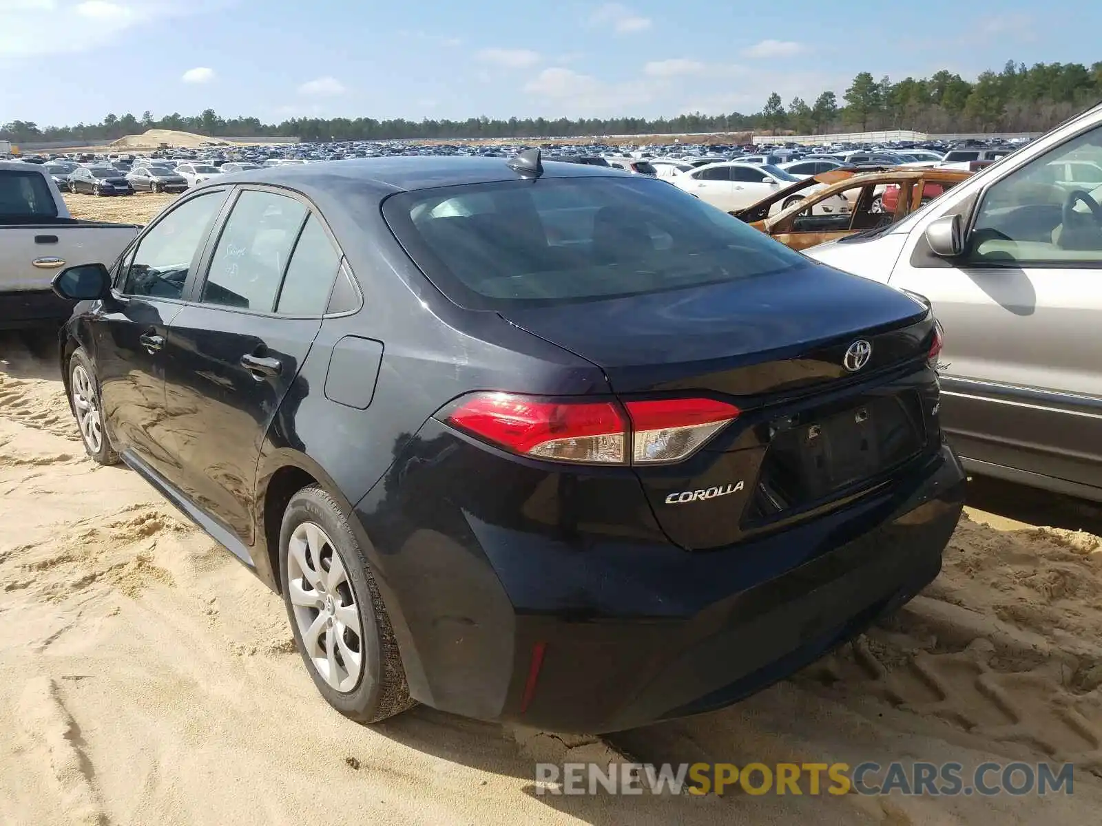 3 Photograph of a damaged car 5YFEPRAE2LP023791 TOYOTA COROLLA 2020