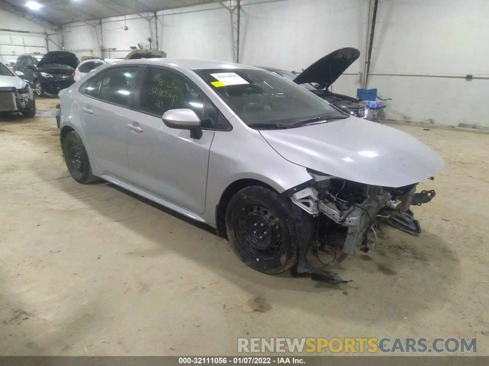 1 Photograph of a damaged car 5YFEPRAE2LP023838 TOYOTA COROLLA 2020