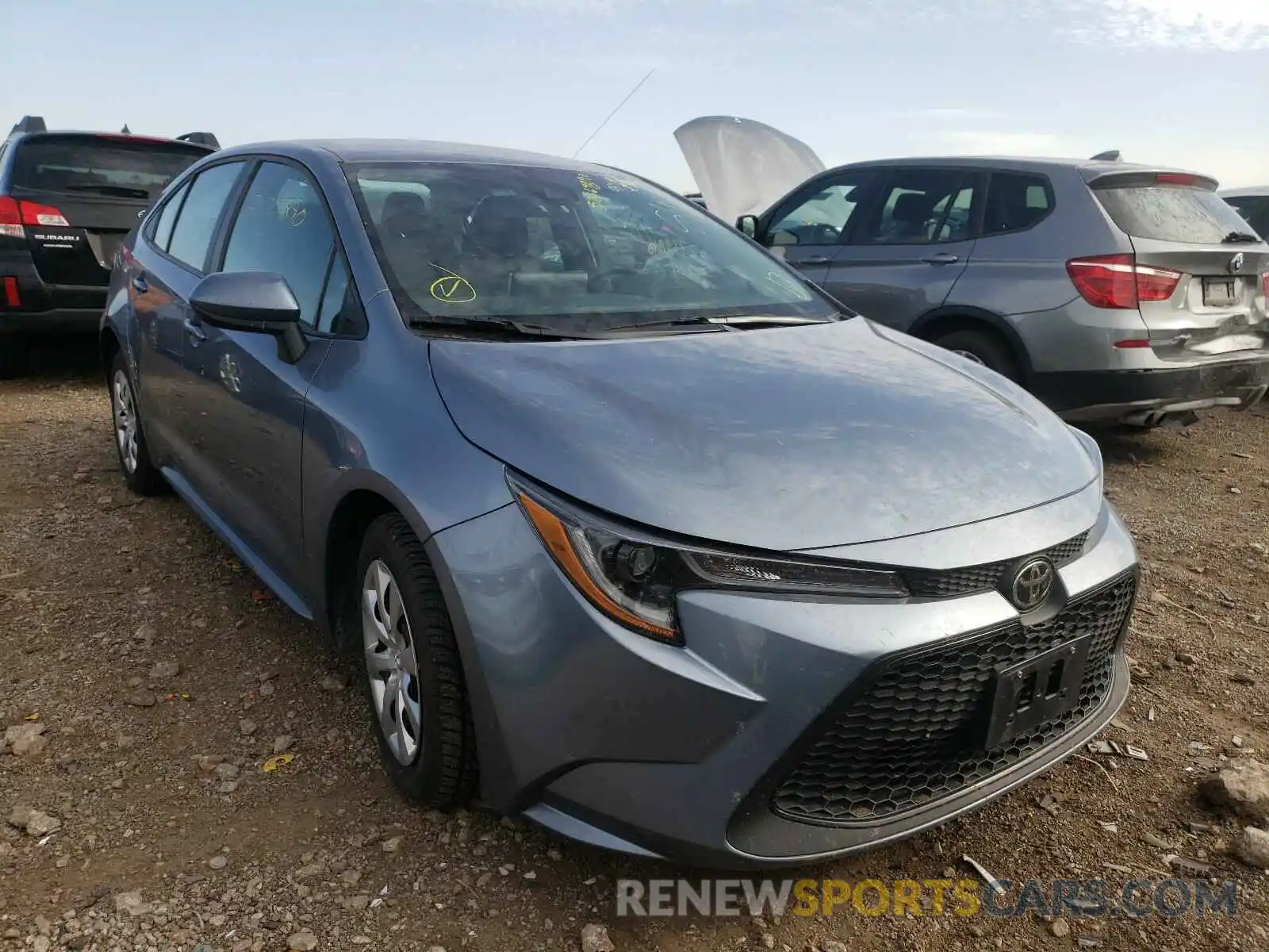 1 Photograph of a damaged car 5YFEPRAE2LP023967 TOYOTA COROLLA 2020